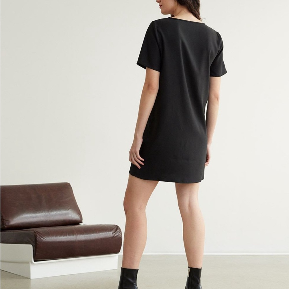 Rock & Shine Reitmans Short Sleeve Satin Shift Dress Sizes XL/XXL - Picture 12 of 12